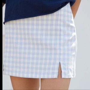 White and Blue Brandy Melville skirt